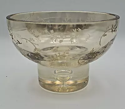 Buy Antique Rose Gold Glass Bowl • 20£