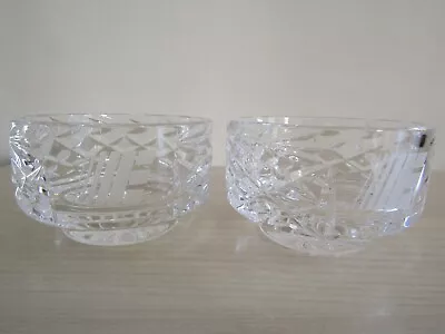 Buy 2 X Tyrone Crystal Glass Bowls With Nie (northern Ireland Electricity) Etched. • 19.95£