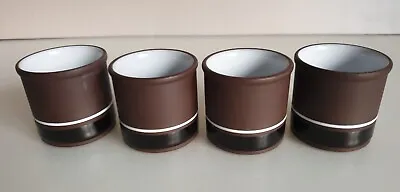 Buy Hornsea Pottery Lancaster Vitramic Contrast Design 4 Egg Cups VGC • 10.50£