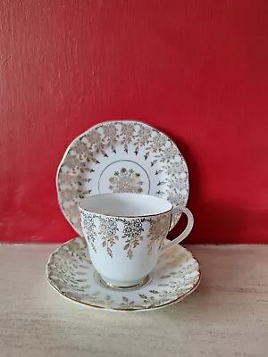 Buy Imperial English Fine Bone China, Cup, Saucer, Side Plate Warrented 22kr Gold. • 12.99£