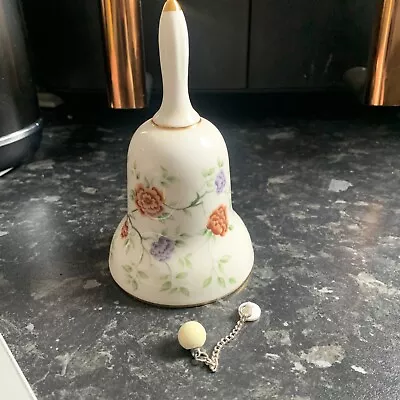 Buy Royal Adderley Decorative Bell Fine Bone China The Danbury Mint Floral Vintage • 14.99£