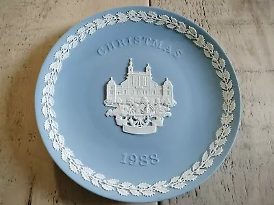 Buy Wedgwood Blue Jasperware Plate Christmas 1988 Old Observatory Greewich • 5£