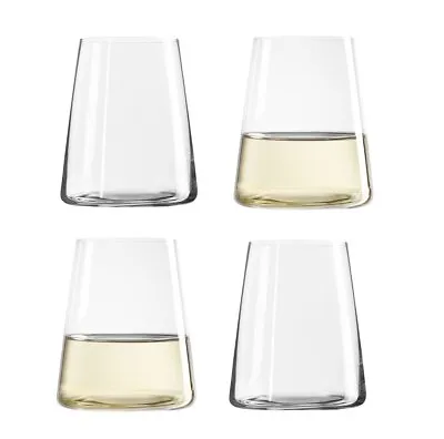 Buy Stolzle Lausitz Power Crystal White Wine Tumbler/Glass Transparent 380ml - Se... • 25.65£