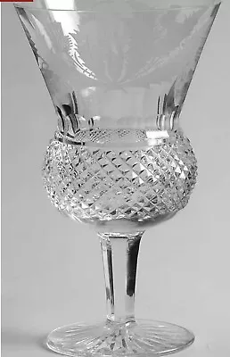 Buy 5 1/4” Edinburgh Crystal Thistle Wine Goblet Glass • 99.62£