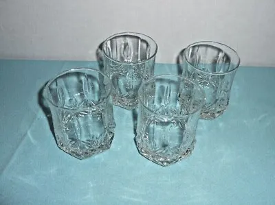 Buy 4 Crystal Double Old Fashioned Whiskey Tumblers Glasses • 33.56£