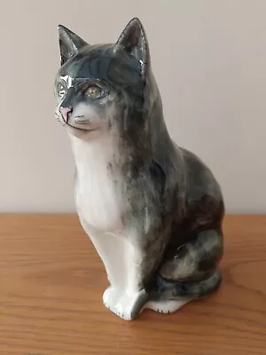 Buy TONI RAYMOND POTTERY TALL TABBY CAT FIGURINE HAND PAINTED Made In England 8.5  • 29.99£