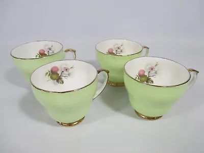 Buy Royal Tuscan F.C.E Longport Apple Blossom Fine Bone China Set Of Four Teacups • 14.95£