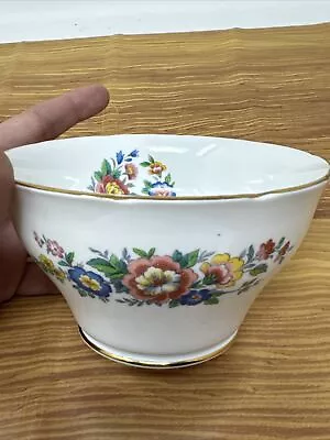 Buy Harrowby Bowl Floral Fine Bone China Made In England • 7.50£