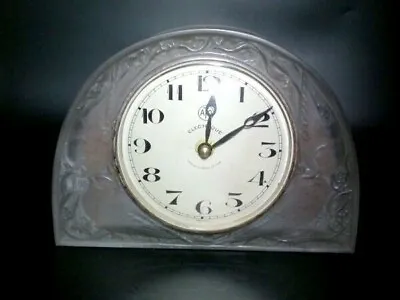 Buy René Lalique Glass 'Moineaux' Clock • 2,745£