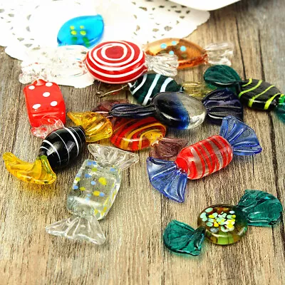 Buy 12X Glass Sweets Vintage Wedding Party Candy Christmas Decor Gift Xmas Colorful • 15.44£