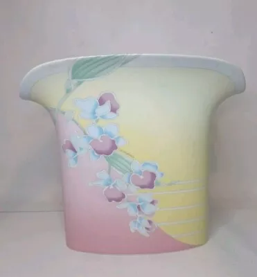 Buy Hutschenreuther Germany Leonard Paris Porcelain Floral Decor  Vase 9  • 15£