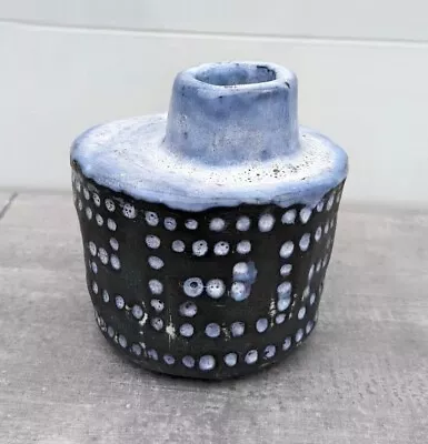 Buy Vintage Retro Brutalist West German Fat Lava Style Studio Art Pottery Bud Vase • 50£