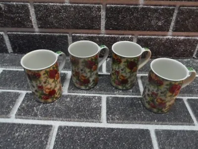 Buy 4 X Royal Albert Old Country Roses Afternoon Tea Coffee Or Tea Mugs • 49.50£