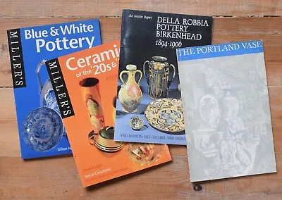 Buy 4 X Antique & Vintage Pottery Books Della Robbia Blue & White Art Deco • 29£