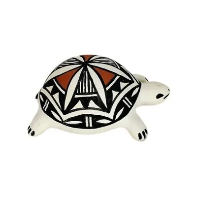 Buy Old Acoma NM Pottery Native American Clay Turtle Figurine Signed CS Vintage • 89.77£