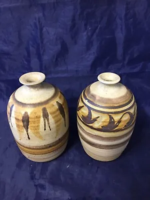 Buy 2 X Vintage Studio Pottery Pots Conwy • 7.50£
