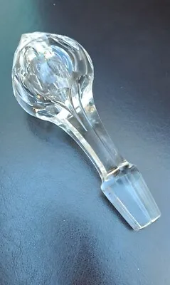 Buy Crystal Decanter Stopper 14 Cm Tall Tear Drop,possibly Baccarat  • 15£