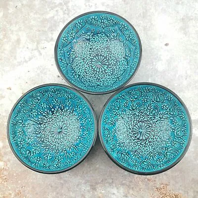 Buy Hand Painted Bowls(15 Cm) - Handmade Turkish Pottery • 12.99£