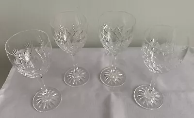 Buy Four (4) Edinburgh Crystal Sherry Glasses. Kelso Pattern. 15.3cm. FREE P&P • 8.99£
