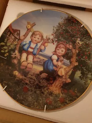 Buy M J Hummel Apple Tree Boy & Girl Collectable Plate Danbury Mint • 0.99£