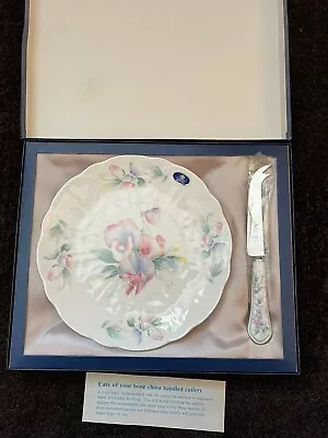 Buy Aynsley Bone China Little Sweetheart Cheese Plate With Server • 20£