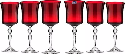 Buy Bohemia Crystal 40792/300/382840 10 Oz Crystal Wine Glasses, Set Of 6 • 65.45£