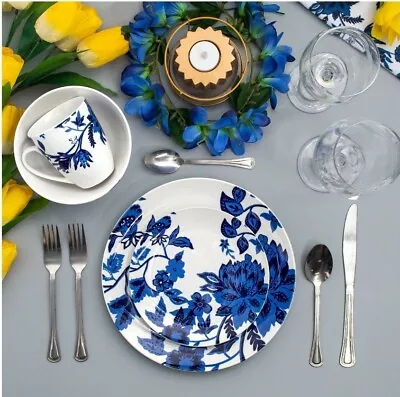 Buy Blue Floral Dinnerware Variety To Choose • 25.57£