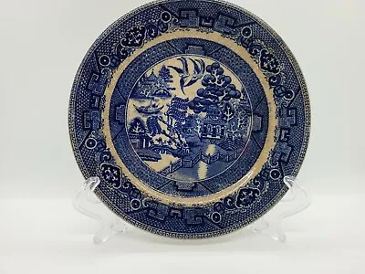 Buy Vintage Dudson Wilcox & Till Blue Willow Pattern Plate • 7.01£
