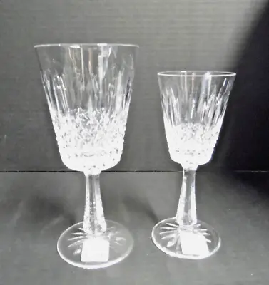 Buy GALWAY Crystal CLADDAGH Water & Wine Glass Older Model • 28.91£
