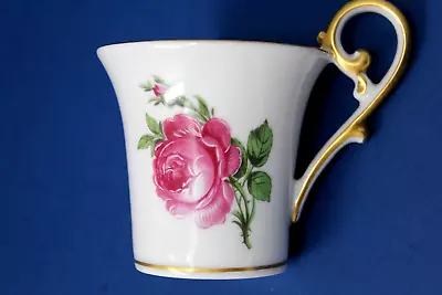 Buy Vintage Kaiser AK Demitasse Porcelain Cup ROSE White Cold 75ml • 8.15£