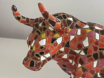 Buy Spanish Mosaic Bull Toro Figurine Barcino Design 2008 Made In Barcelona Spain • 20£
