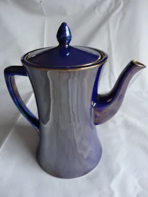 Buy Carlton Ware Coffee Pot    Royale Blue    With Early Backstamp C. 1938 - 45 • 30£