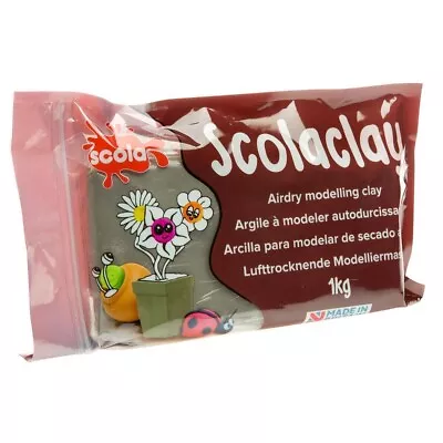 Buy SCOLA AIR DRYING CLAY WHITE STONE TERRACOTTA POTTERY CRAFT 1kg 3kg 6kg MODELLING • 5.99£