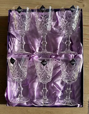 Buy Edinburgh Crystal Lomond 6 White Wine Glasses 5 1/2  • 60£
