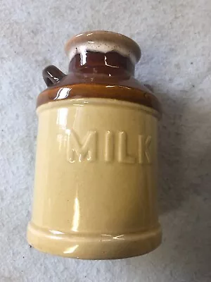 Buy Vintage Ceramic Milk Canister, Pottery, Can Jug Utensil Holder 1970's • 13.57£