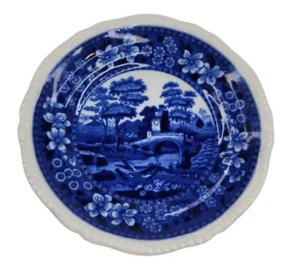 Buy 2 Spode Tower Blue Salad Plates Older Mark 7 3/4  Gadroon Flow Mint Cond 1930's  • 28.33£