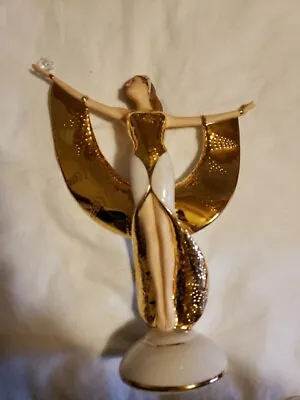 Buy Franklin Mint Sunrise In Gold Art Deco Figurine Sculpture 11  ~ Excellent • 52.04£