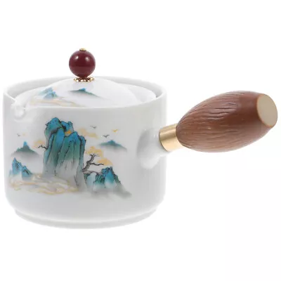 Buy Teapot Side Handle Chinese Ceramic Teapot 360 Degree Rotation Tea Ware Tea • 25.19£