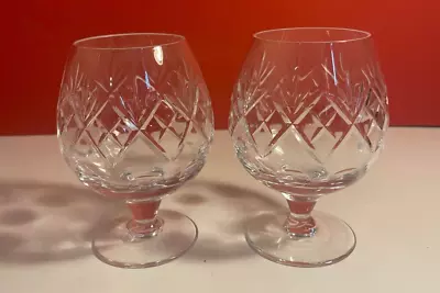 Buy Royal Doulton Crystal Georgian Brandy Glasses, Set Of 2, Signed • 18.99£