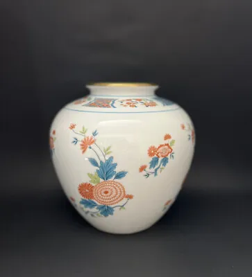 Buy Vintage Japanese Noritake Vase Hand Painted Floral Porcelain White 7-1/4  • 28.59£
