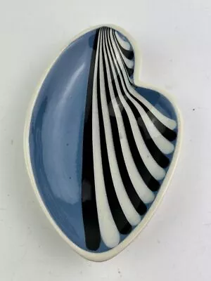 Buy Hornsea John Clappison Wing-shaped Dish, Blue, Black & White, Circa 1950s, 14... • 40£