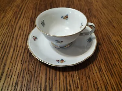 Buy Antique Eh Scherzer Bavarian Fine Bone China Cabinet Teacup & Saucer • 9.99£