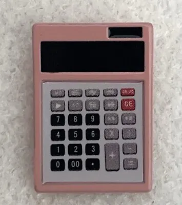 Buy Dolls House Miniature Pink Metal Calculator -  Non Working Model SK002 • 3.99£