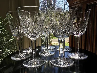 Buy Waterford Crystal Lismore Claret Red Wine Glasses (8) 5 7/8  Original Ireland  • 156.48£