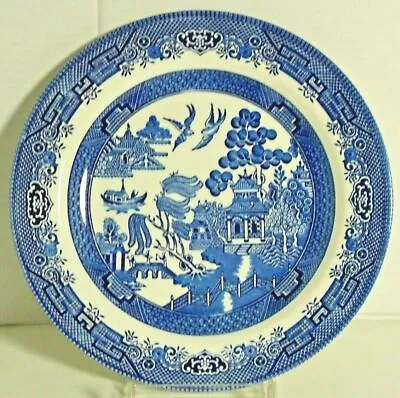 Buy Churchill Blue Willow Vintage England 10 1/4  Dinner Plate • 23.01£