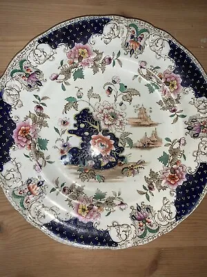 Buy Antique Dresden Bone China Plate Pattern .54 Chinese Japanese Good Condition • 30£