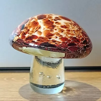 Buy Vintage Paperweight Art Glass Mushroom Collectable Gift VGC • 19.99£