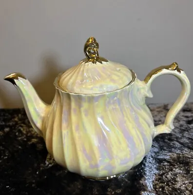 Buy Fabulous Vintage Sadler England Lustre Pearlised Teapot Gold 2746 • 12.99£