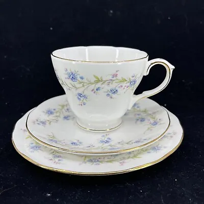 Buy Duchess  Tranquillity  Bone China Floral Tea Trio - Cup, Saucer & Plate C1940s • 21.73£