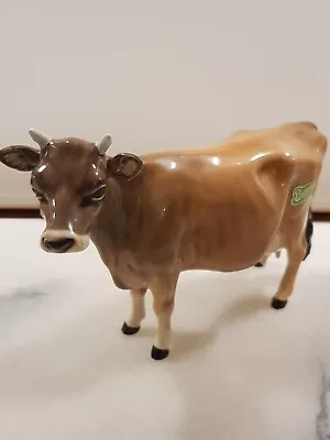 Buy Beswick Jersey Cow H11cm X W16cm Vgc No Chips Or Cracks • 69£